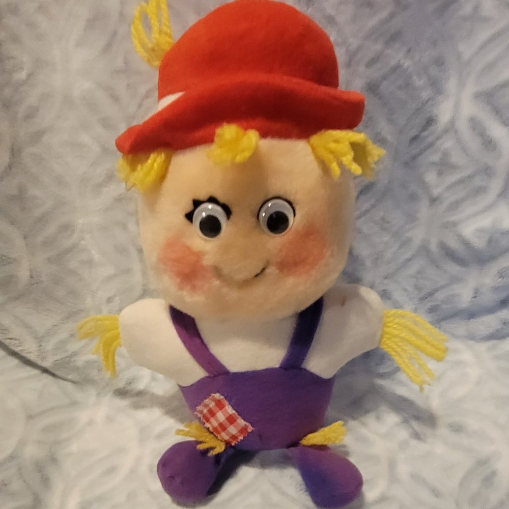 Trudy Shoo Shoo Scarecrow Del Monte Country Yumkin 1983 Vintage